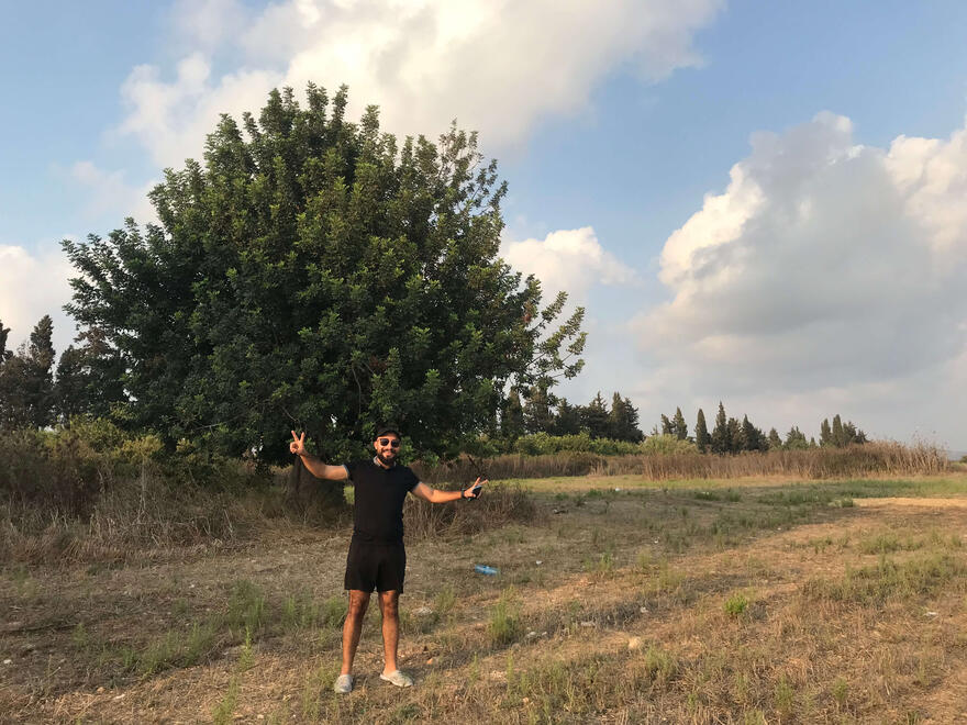 Mohamad after securing the land for By Bee.